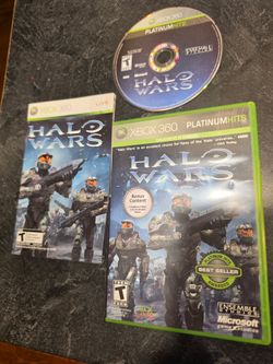 Halo Wars Platinum Hits (Microsoft Xbox 360, 2009) CIB W/manual