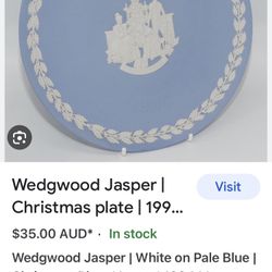 $210 VALUE!! BEST OFFER FOR  ALL 6 🔥🔥. NEW  GENUINE WEDGWOOD 1994 CHRISTMAS COLLECTABLE PLATES WITH ORIGINAL BOXES.  SELLING  AT $35 EACH ON LINE.  