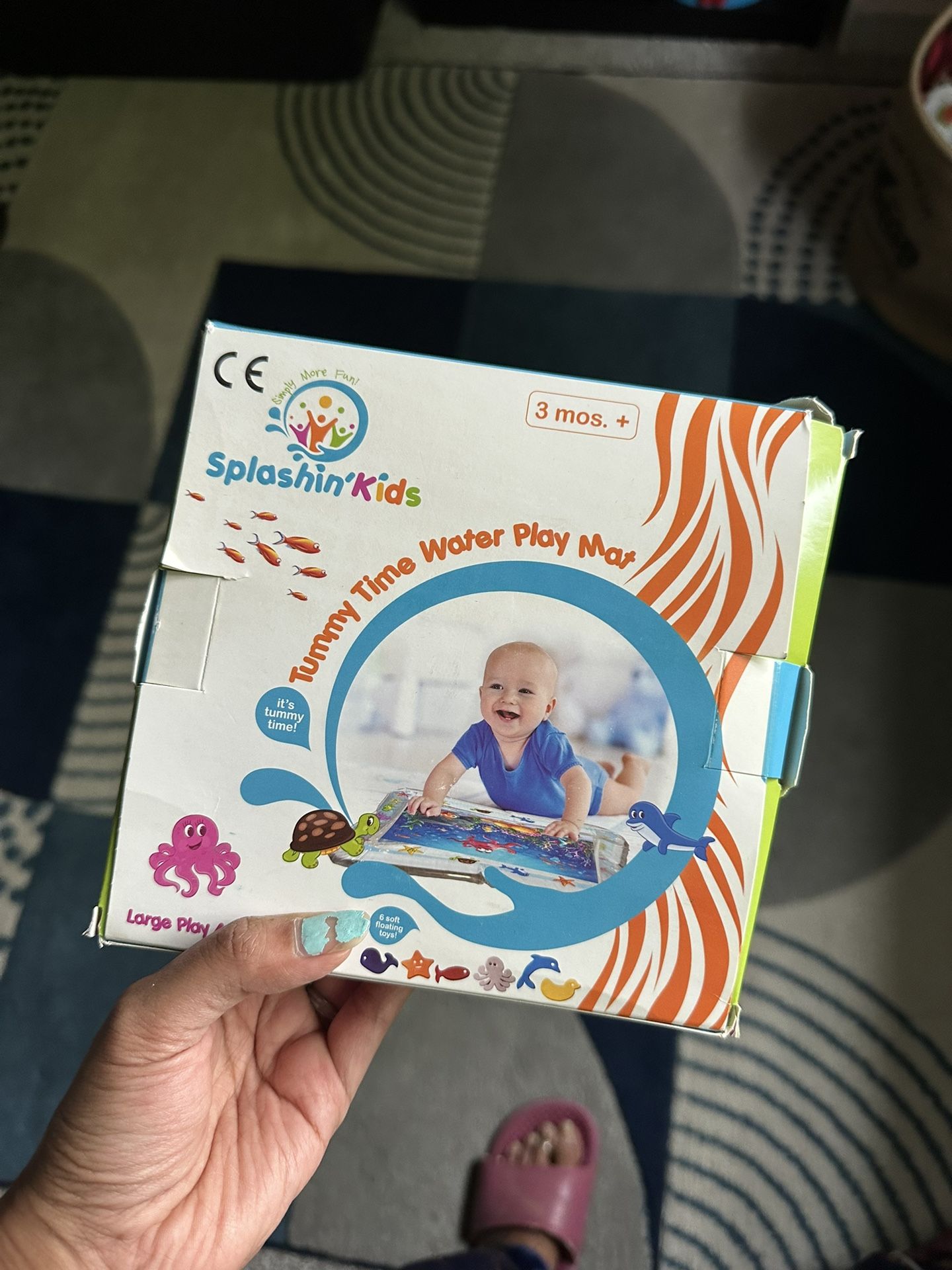Splashing Kids Inflatable Tummy Time