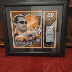 Tony Stewart Framed Picture