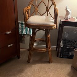 Pair Of Swivel Bar Stools 