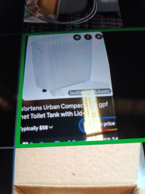 Mortenson Urban Compact Tank 1.28 Gpf $60