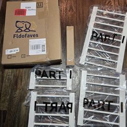 Brand New Short Dog Gate 18" - 45" Wide x 10" Tall