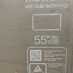 Samsung - 55” Class LS03FA The Frame Series QLED 4K UHD Art Mode SamsungVision AI Smart TV w/ Wall Mount