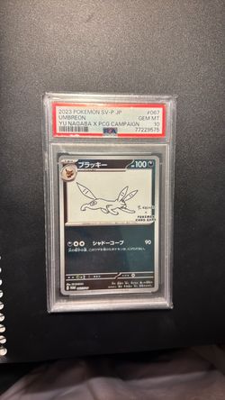 Umbreon Yu Nagaba PSA 10
