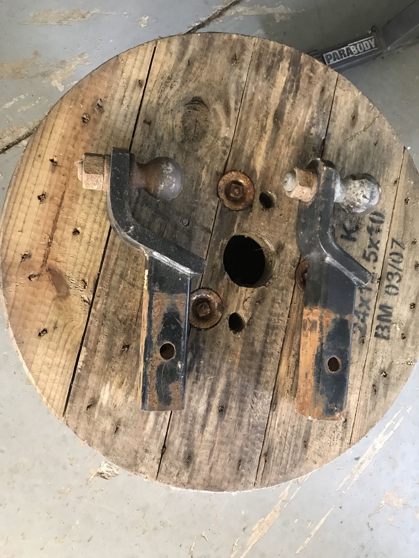 Hitch Receivers 1-2”drop with 2 5/16 ball 1-4” drop with 2” ball