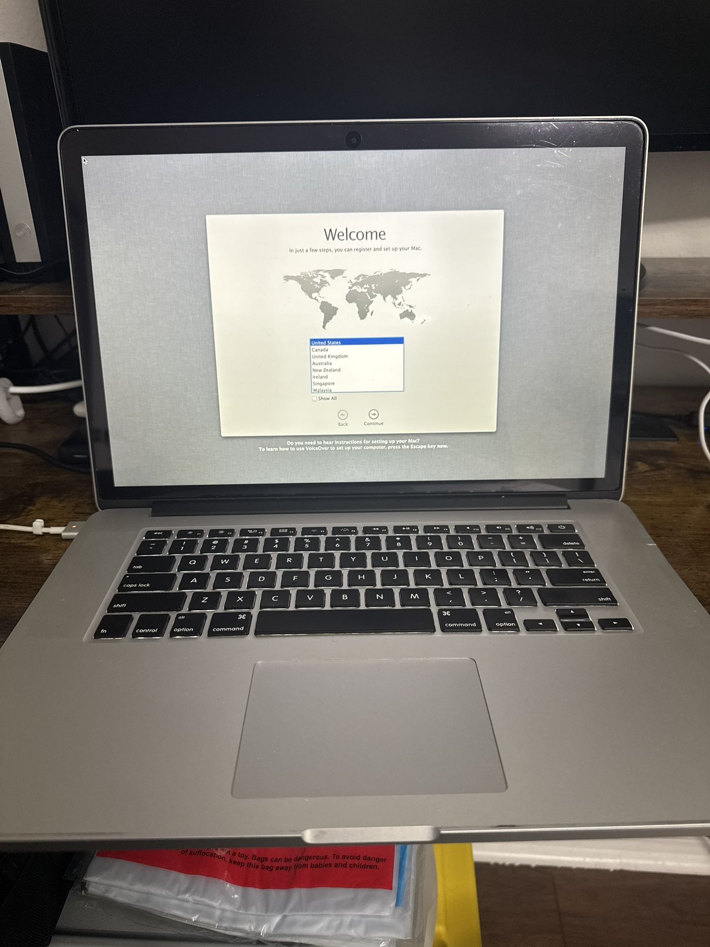 MacBook With Laptop bag