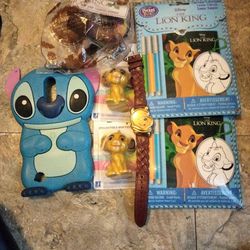 Disney Lot Lion King Stitch And Winnie The Pooh