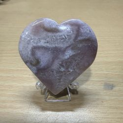 Pink Amethyst Heart