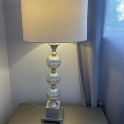 Two Silver Lamps