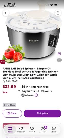New Rain bean salad spinner