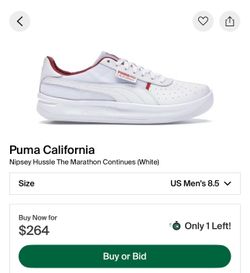 Puma California Nipsey Hussle The Marathon Continues (White)