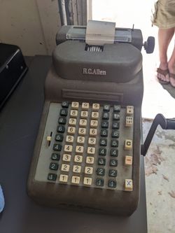 Vintage R.C. Allen Visomatic Register Machine 