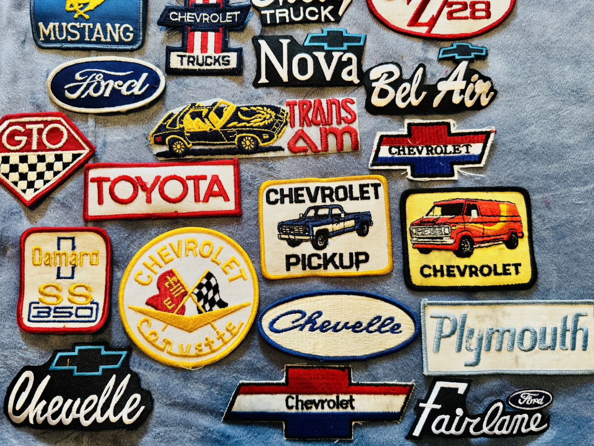 Vintage embroidered patches!