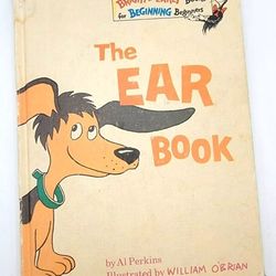 "The Ear Book" Dr Seuss Beginner Book Club Ed Hardcover Vintage 1968 Al Perkins
