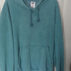 Adidas Mens Green Hoodie