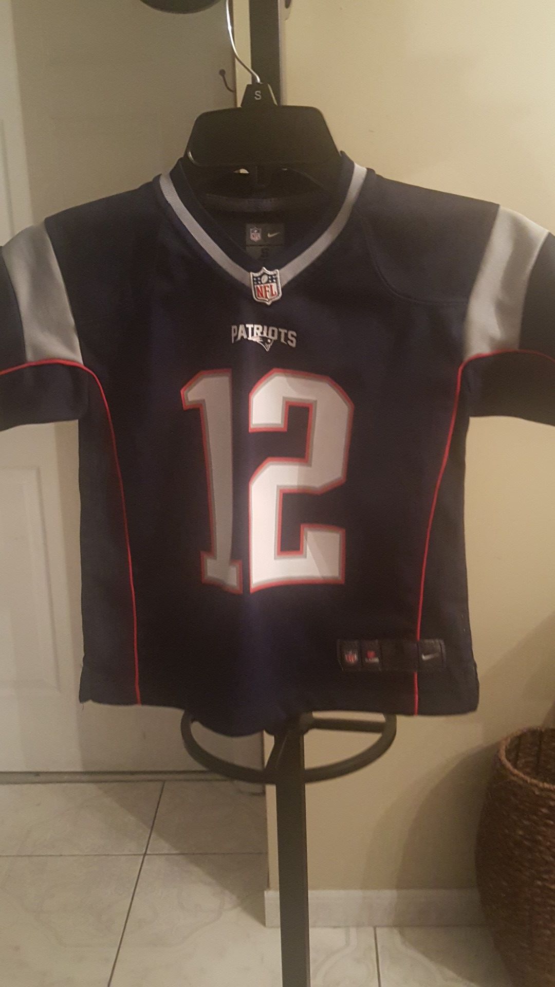 New England Patriots boys Nike jersey