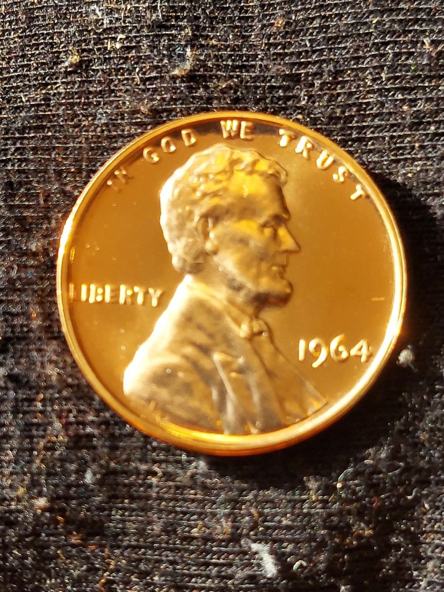 1964 Proof Set Lincoln Memorial Cent 