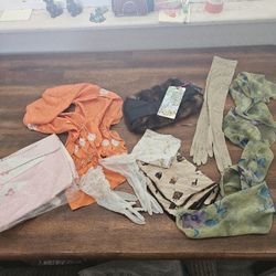 Vintage To Modern Gloves And Scarf 