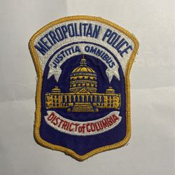 DC Metro Police Dept Vintage/Collectible Patch