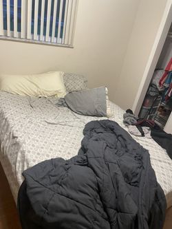 Really Nice Queen Sized Bed W/ Memory Foam