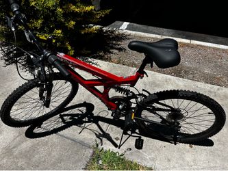 Red bicycle