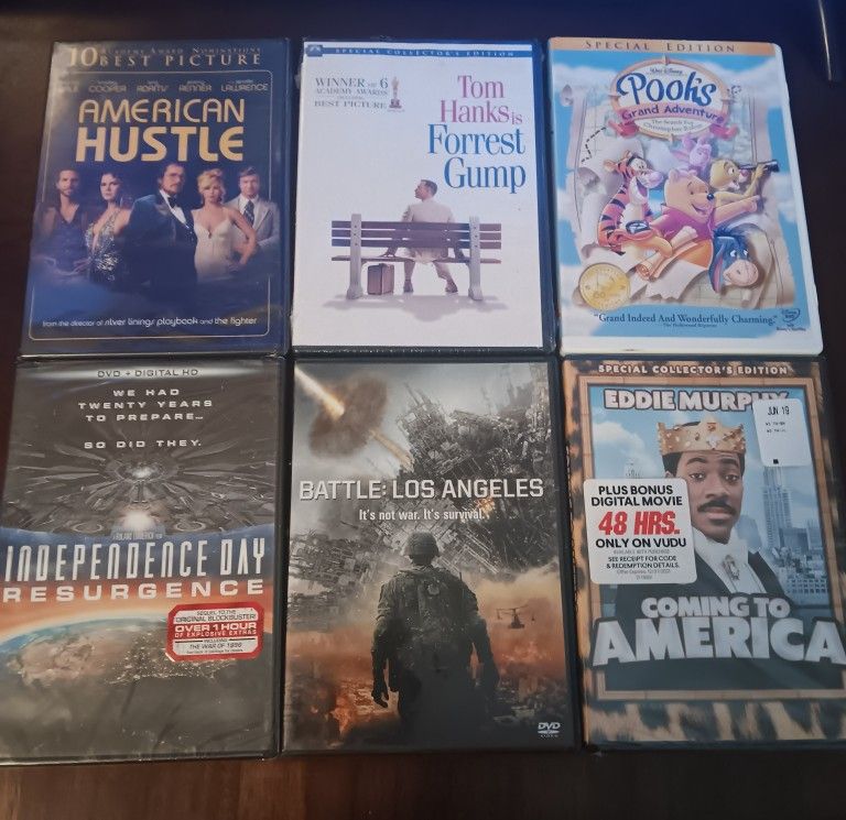 6 Dvds