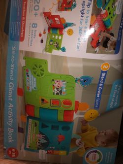 Fisher-price sit and stand giant activity book