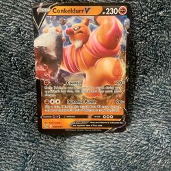 Conkeldurr V Pokémon Card