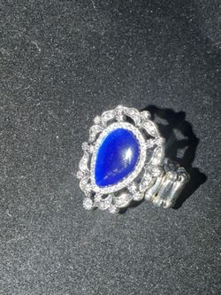  Paparazzi Iridescently Icy Blue Ring