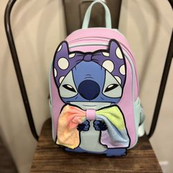 Loungefly Lilo & Stitch Stich with Rainbow Towel Backpack 