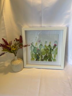 Cactus Framed Wall Art painting