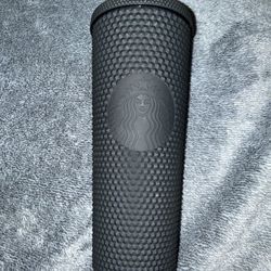 Black Studded Starbucks Cup