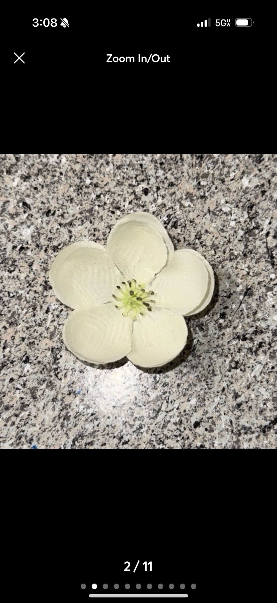 cherry blossom hair clip