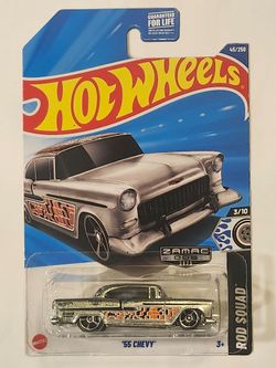 HOT WHEELS ZAMAC. ROD SQUAD. 1955 CHEVY BEL AIR.