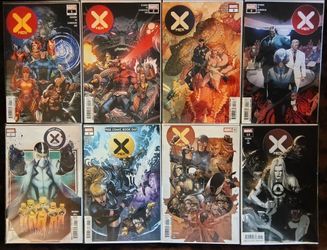 X-Men Jonathan Hickman, Krakoan Era Lot (8) - Issues 1-4, 9, 12 Key, Fantomex, FCBD