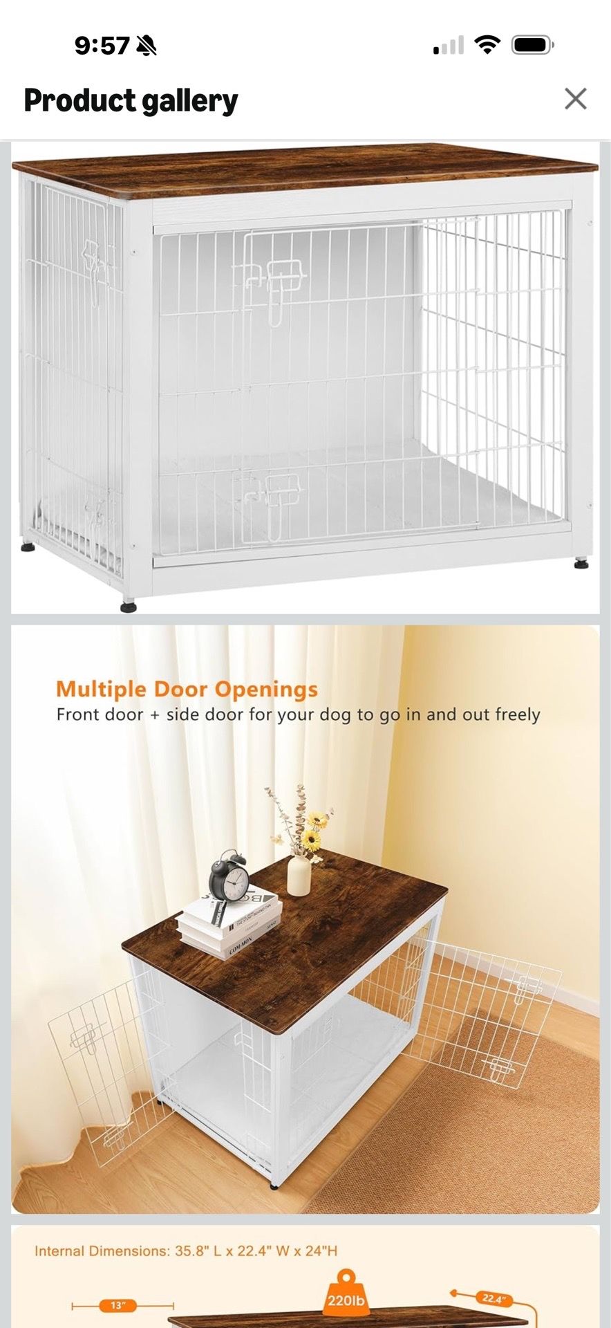 Med-Large Dog Crate