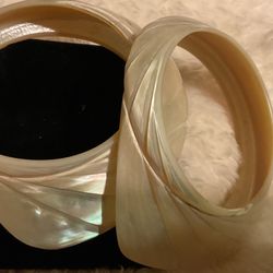 Handmade Pearl Shell Bangle Bracelets…( Philippines )