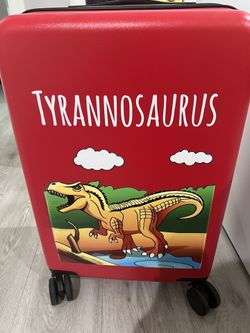 20 inches suitcase(Tyrannosaurus, like new)