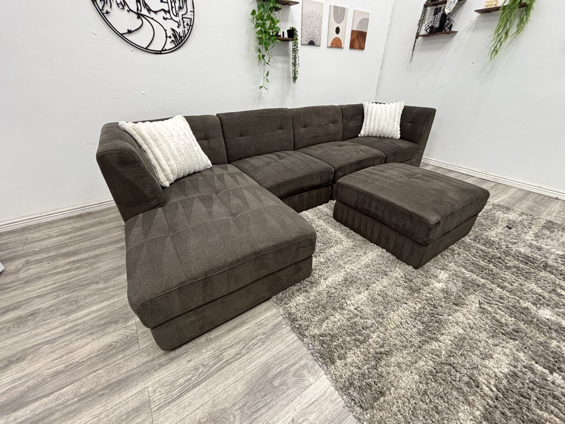 Gray Sectional Couch - Free Delivery