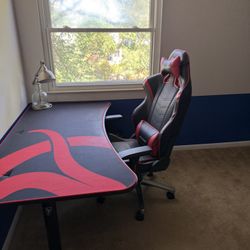 AKRacing Gaming Chair and Desk