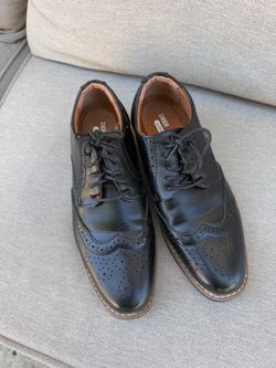 Black Wingtip Oxford Dress Shoes size 5