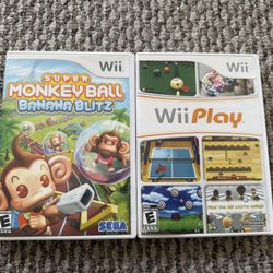 Wii Games (Monkeyball & Wii Play)