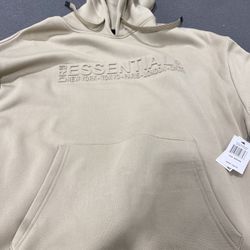 Essentials tan sweatshirt L