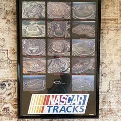 “NASCAR Tracks Ariel Views“ Print - 37in x 25in