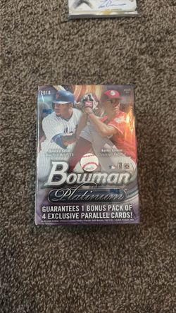 2018 bowman platinum blaster box (Shohei rookie year)