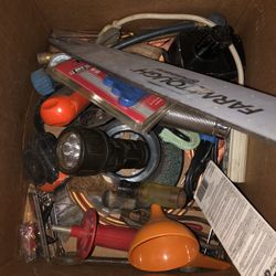 Box of Misc. Tools & Accessories $1 -$5