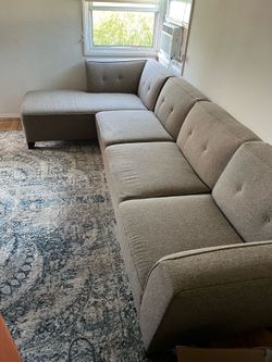 4 pieces modular sectional sofa, couch