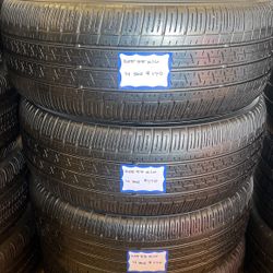 🛞SET OF 4 USED TIRES🛞 205/55/16 DUNLOP •INSTALL/BALANCE INC•