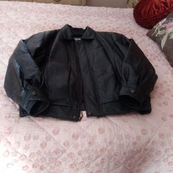 Leather Jacket Xl. Chamarra De Piel Xl.
